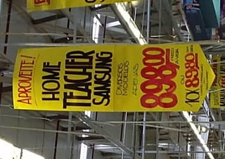 Placas de Ofertas em Mercado