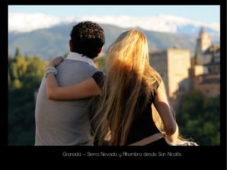 Granada – Sierra Nevada y Alhambra desde San Nicolás
 