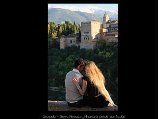 Granada – Sierra Nevada y Alhambra desde San Nicolás
 