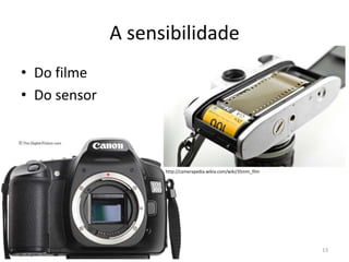 A sensibilidadeDo filmeDo sensorhttp://camerapedia.wikia.com/wiki/35mm_film13