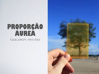 PROPORÇÃO 
ÁUREA 
Golden Ratio 
13 
 