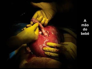 A mão do bebê  