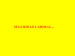 SEGURIDAD LABORAL...