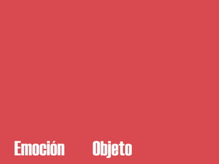 Emoción   Objeto
 
