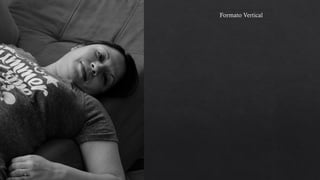 Formato Vertical, en
contrapicado,
aplicando la regla de
los tercios para
acentuar el interés en
el rostro, se utilizo este
formato para lograr
captar también el
anillo de compromiso.
 