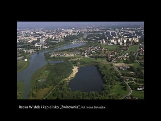Rzeka Wisłok i kąpielisko „Żwirownia”, fot. Irena Gałuszka.
 