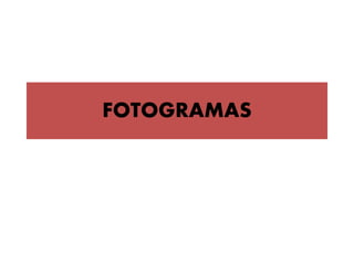 FOTOGRAMAS
 