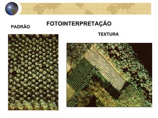 PADRÃO
         FOTOINTERPRETAÇÃO
                      TEXTURA
 