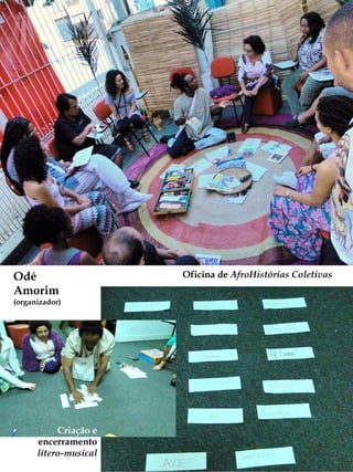 Odé                    Oficina de AfroHistórias Coletivas
Amorim
(organizador)




           Criação e
      encerramento
      lítero-musical
 