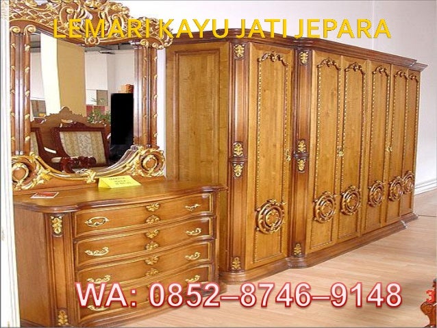  Foto model lemari  kayu jati