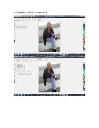 8.- OBTENEMOS LA IMAGEN EN LA PANTALLA

 