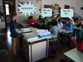 Bla, bla,
bla …
Bla, bla,
bla …
SILENCIO!!!
 