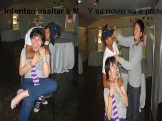 Intentan asaltar a Maru Y su novio va a protegerla