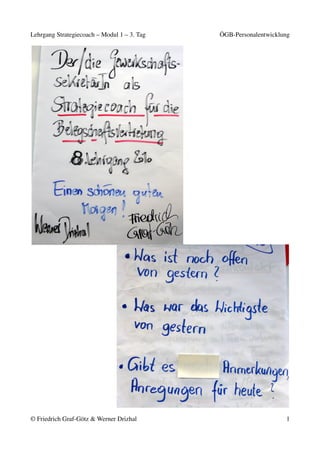 Lehrgang Strategiecoach – Modul 1 – 3. Tag   ÖGB-Personalentwicklung




© Friedrich Graf-Götz & Werner Drizhal                            1
 