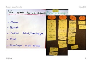 Seminar – Soziale Netzwerke   Februar 2010




© GPA-djp                               4
 