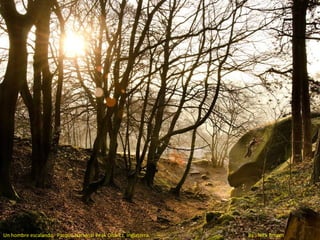Un hombre escalando. Parque Nacional Peak District. Inglaterra.   By: Nick Brown
 