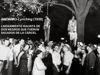 ANÓNIMO- Lynching  (1930) LINCHAMIENTO RACISTA DE DOS NEGROS QUE FUERON SACADOS DE LA CÁRCEL 