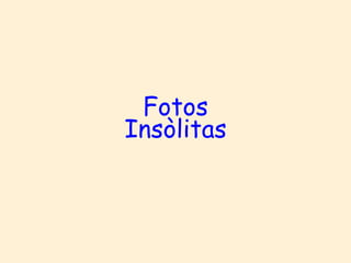 Fotos Insòlitas 