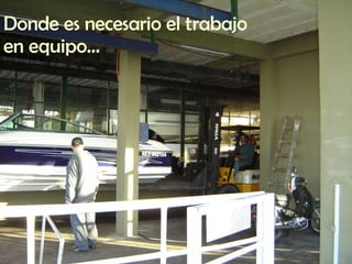 Donde es necesario el trabajo en equipo… 