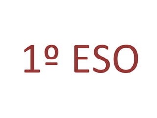 1º ESO 