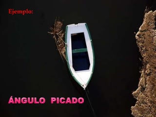 ANGULO NORMALSe utiliza en imágenes informativas y descriptivas.Como su nombre indica, es el ángulo habitual con el que fotografiamos cotidianamente