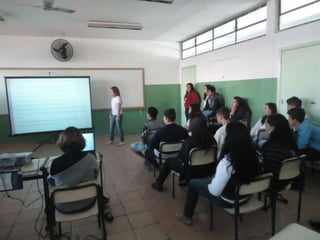 Fotos apresentação dos trabalhos