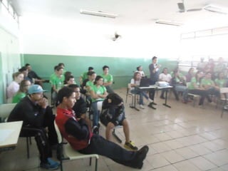 Fotos apresentação dos trabalhos