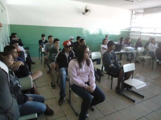 Fotos apresentação dos trabalhos