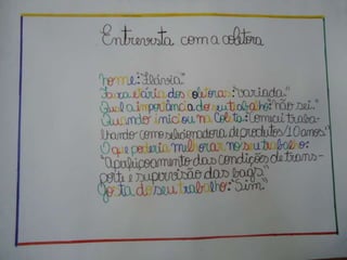 Fotos apresentação dos trabalhos