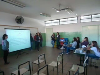 Fotos apresentação dos trabalhos