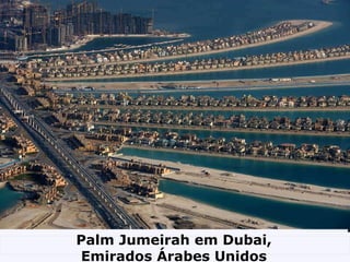 Palm Jumeirah em Dubai, Emirados Árabes Unidos 