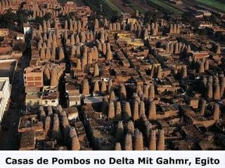 Casas de Pombos no Delta Mit Gahmr, Egito 