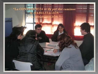 Trabajo con docentes