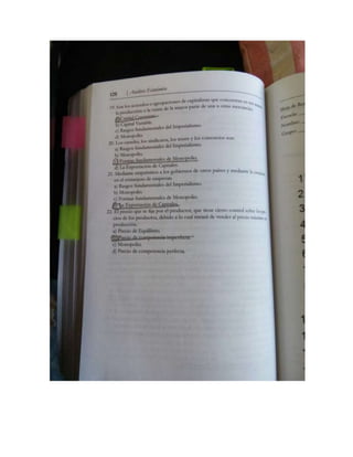 Fotos del libro de Economía 