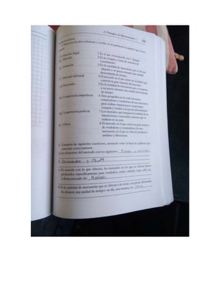 Fotos del libro de Economía 