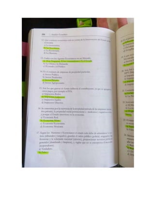 Fotos del libro de Economía 