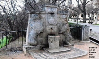 Fuente
en el
Paseo
del
Salón
 