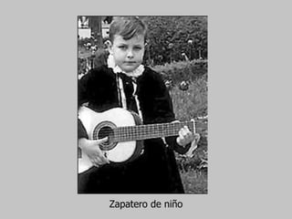 Zapatero de niño 