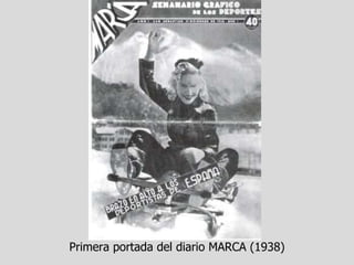 Primera portada del diario MARCA (1938) 