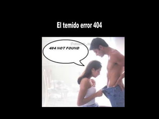 El temido error 404 