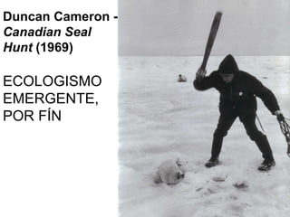 Duncan Cameron -  Canadian Seal Hunt  (1969) ECOLOGISMO EMERGENTE, POR FÍN 