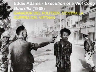 Eddie Adams -  Execution of a Viet Cong Guerrilla  (1968) GANADOR DEL PULITZER, CONTRA LA GUERRA DEL VIETNAN 