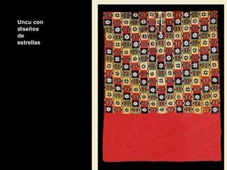 Uncu con diseños de estrellas 