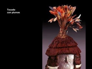 Tocado  con plumas 