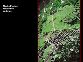 Machu Picchu: sistema de andenes 