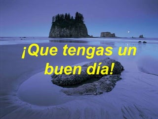 ¡Que tengas un buen día!