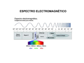 ESPECTRO ELECTROMAGNÉTICO
 