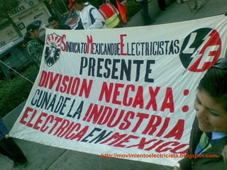 http://movimientoelectricista.blogspot.com 