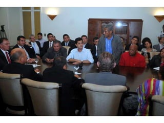 Fotos da Reunião onde foi assinado o Documento Movimento Pró-ES