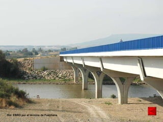 Río  EBRO por el término de Fustiñana 